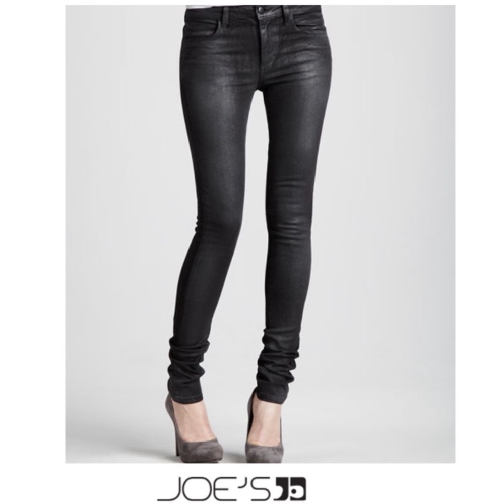 Joe’s Jeans Black The Skinny in Gun Metal Jeans Size 27